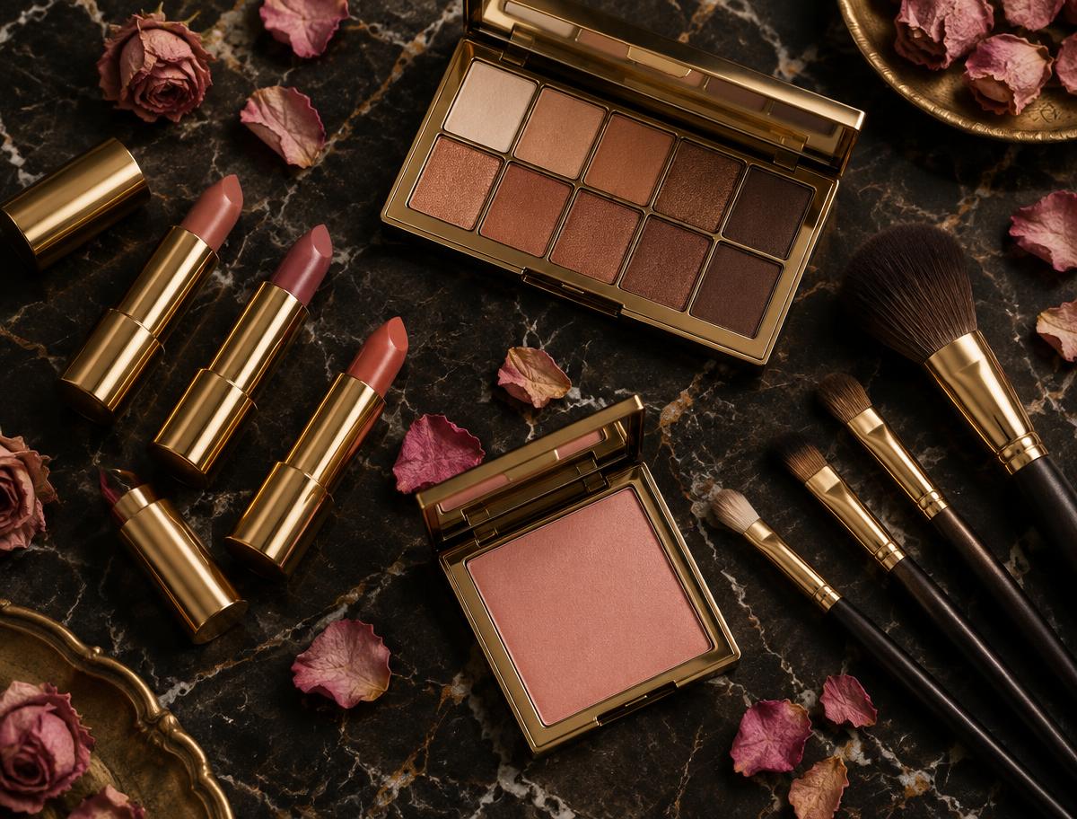 Premium makeup products used in every look